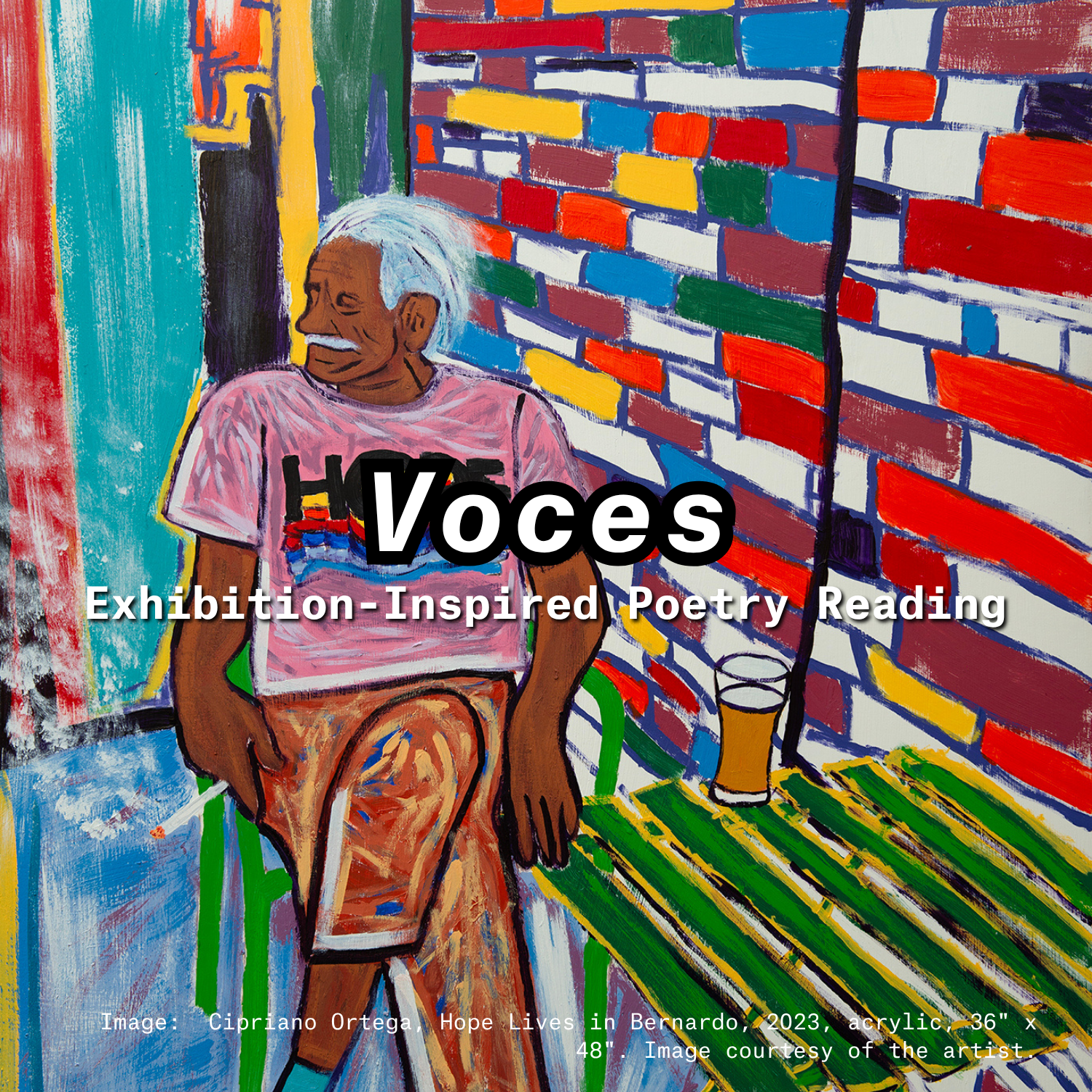 Voces: Exhibition-Inspired Poetry Reading - logo